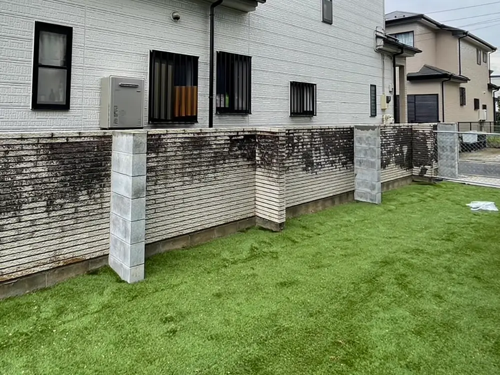 門まわりの施工前