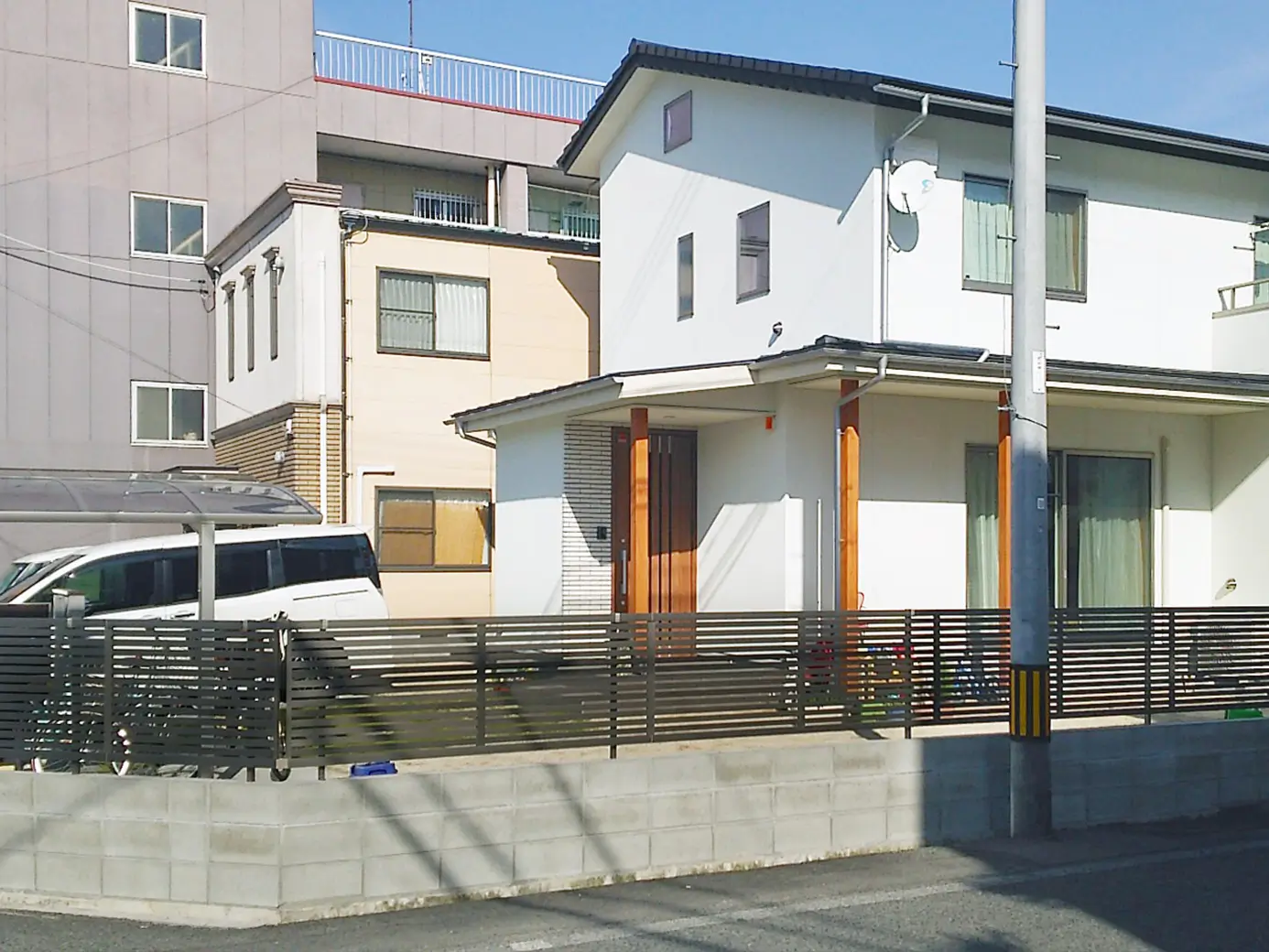 門まわりの施工前